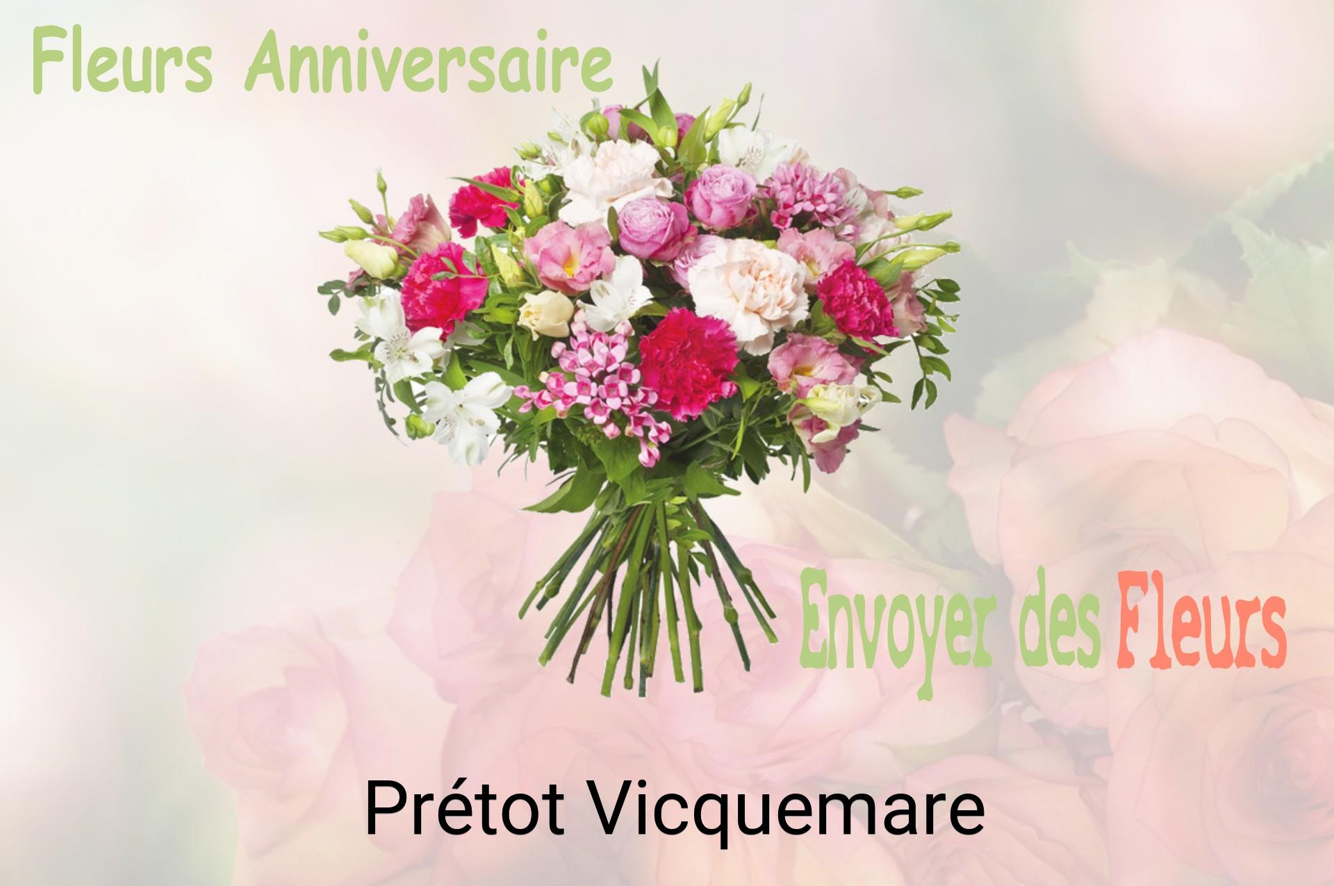 Bouquet de fleurs d’anniversaire livré à Prétot-Vicquemare