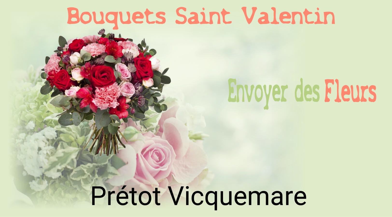 Roses de Saint-Valentin livrées à Prétot-Vicquemare